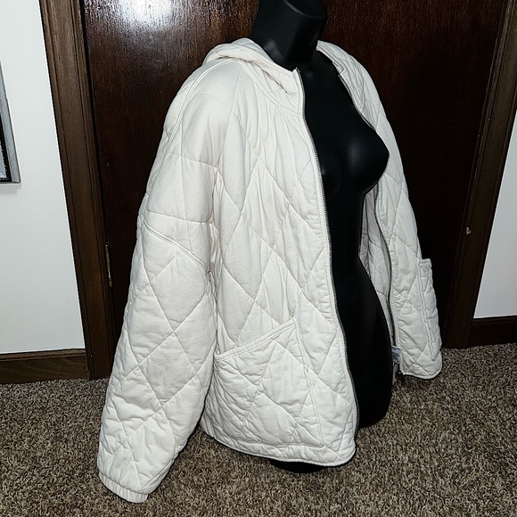 Wild Fable Quilted Hooded Zip Up Jacket - Picture 7 of 13